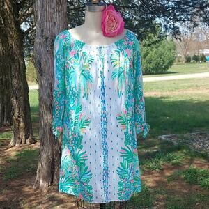 Tropical Print Women's Lilly Pulitzer Meryellen Resort dress